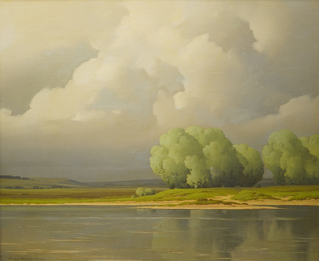 Pierre de Clausade, French (1910-1975), 'Rive de la Loire'